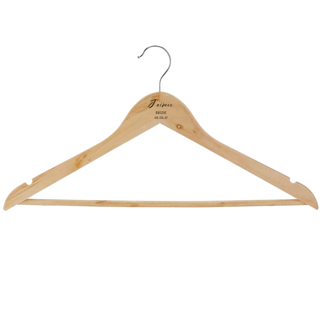 Wedding Personalised Dress/Suit hangers The Dreaming Robin
