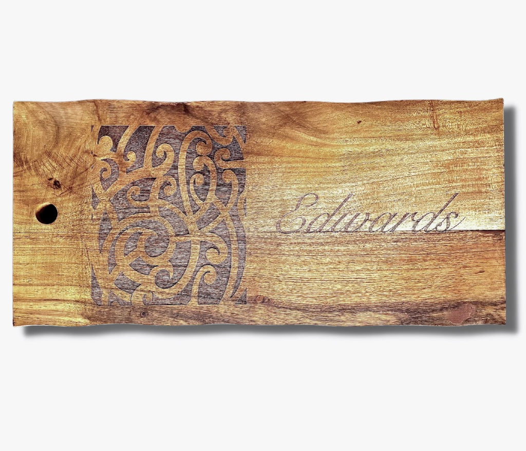 Personalised Parāoa board